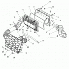Z19VDE99AD/BD/LD/AK/BK/AN/BN/L99AC/BC/M99AL/R99AK/BK/K99AD/AK/AN/BD/BK/BN RZR XP 1000 Engine, air intake system - z19vde99ad  /  bd  /  ld  / ...