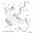 Z19VDE99AD/BD/LD/AK/BK/AN/BN/L99AC/BC/M99AL/R99AK/BK/K99AD/AK/AN/BD/BK/BN RZR XP 1000 Drive train, clutch cover and ducting - z19vde99ad  /  b...