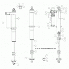 Z19VDE99AD/BD/LD/AK/BK/AN/BN/L99AC/BC/M99AL/R99AK/BK/K99AD/AK/AN/BD/BK/BN RZR XP 1000 Suspension, rear shock internals - z19vdr99ak  /  bk (70...