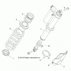 Z19VDE99AD/BD/LD/AK/BK/AN/BN/L99AC/BC/M99AL/R99AK/BK/K99AD/AK/AN/BD/BK/BN RZR XP 1000 Suspension, rear shock mounting - z19vde99ad  /  bd  /  ...