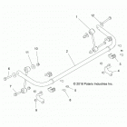 Z19VDE99AD/BD/LD/AK/BK/AN/BN/L99AC/BC/M99AL/R99AK/BK/K99AD/AK/AN/BD/BK/BN RZR XP 1000 Suspension, stabilizer bar, rear - z19vde99ad  /  bd  / ...