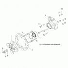 Z19VDE99AD/BD/LD/AK/BK/AN/BN/L99AC/BC/M99AL/R99AK/BK/K99AD/AK/AN/BD/BK/BN RZR XP 1000 Suspention, rear carrier - z19vde99ad  /  bd  /  ld  /  ...