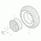 Z19VDE99AD/BD/LD/AK/BK/AN/BN/L99AC/BC/M99AL/R99AK/BK/K99AD/AK/AN/BD/BK/BN RZR XP 1000 Wheels, front - z19vde99ad  /  bd  /  ld  /  ak  /  bk  ...