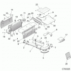 Z19VEL92AK/BK/AR/BR RZR XP TURBO S Engine, exhaust system - z19vel92ak  /  bk  /  ar  /  br...