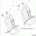 Z19VEL92AK/BK/AR/BR RZR XP TURBO S Body, seat belt mounting - z19vel92ak  /  bk  /  ar  /  ...