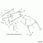 Z19VEL92AK/BK/AR/BR/LR RZR XP TURBO S Chassis, cab frame - z19vel92bk  /  br (c700365)