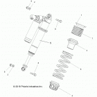 Z19VFE92AC/BC/AD/AM/BM/L92AG/BG RZR TURBO 4 Suspension, front shock mounting - z19vfe92ac  /  bc  / ...