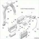 Z19VGE99AK/AW/BK/BW RZR RS1 Engine, air intake system - z19vge99ak  /  aw  /  bk  / ...