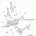 Z19VGE99AK/AW/BK/BW RZR RS1 Engine, crankshaft - z19vge99ak  /  aw  /  bk  /  bw (c7...