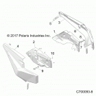 Z19VGE99AK/AW/BK/BW RZR RS1 Body, rear fenders - z19vge99ak  /  aw  /  bk  /  bw (c7...