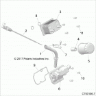 Z19VGE99AK/AW/BK/BW RZR RS1 Engine, dipstick and oil filter - z19vge99ak  /  aw  /  ...