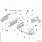 Z19VGE99AK/AW/BK/BW RZR RS1 Engine, exhaust system - z19vge99ak  /  aw  /  bk  /  bw...