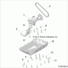 Z19VGE99AK/AW/BK/BW RZR RS1 Engine, oil pump and pan - z19vge99ak  /  aw  /  bk  /  ...
