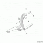 Z19VGE99AK/AW/BK/BW RZR RS1 Brakes, pedal - z19vge99ak  /  aw  /  bk  /  bw (c700097...