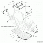 Z19VGE99AK/AW/BK/BW RZR RS1 Chassis, main frame and skid plates - z19vge99ak  /  aw ...