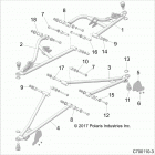 Z19VGE99AK/AW/BK/BW RZR RS1 Suspension, front control arms - z19vge99ak  /  aw  /  b...