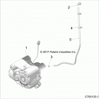 Z19VGE99AK/AW/BK/BW RZR RS1 Drive train, front gearcase venting - z19vge99ak  /  aw ...