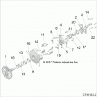 Z19VGE99AK/AW/BK/BW RZR RS1 Drive train, primary clutch - z19vge99ak  /  aw  /  bk  ...