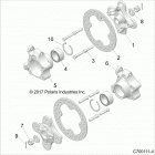 Z19VGE99AK/AW/BK/BW RZR RS1 Suspention, rear carrier - z19vge99ak  /  aw  /  bk  /  ...