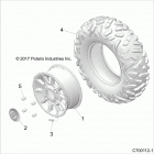 Z19VGE99AK/AW/BK/BW RZR RS1 Wheels, front - z19vge99ak  /  aw  /  bk  /  bw (c700112...