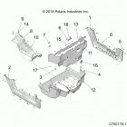 Z19VHA57B2/E57BM RZR 570 Body, floor and rocker panels - z19vha57b2  /  e57bm (c7...