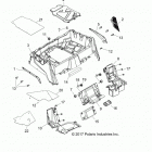 Z19VHA57B2/E57BM RZR 570 Body, rear rack and fenders - z19vha57b2  /  e57bm (7020...