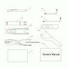 Z19VHA57B2/E57BM RZR 570 References, tool kit and owners manual - z19vha57b2  /  ...