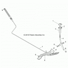 Z19VHA57B2/E57BM RZR 570 Drive train, gear selector - z19vha57b2  /  e57bm (70124...