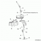 Z19VHA57B2/E57BM RZR 570 Steering, power steering and shafts - z19vhe57bm (c70018...