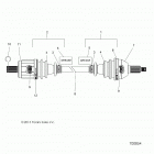 Z19VHA57B2/E57BM RZR 570 Drive train, half shaft, front - z19vha57b2  /  e57bm (7...