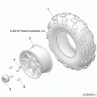 Z19VHA57B2/E57BM RZR 570 Wheels, front - z19vha57b2 (c700191-1)