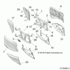 Z19VPL92AK/BK/AR/BR RZR XP4 TURBO S Body, doors, rear - z19vpl92ak  /  bk  /  ar  /  br (c70...