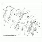 Z19VPL92AK/BK/AR/BR RZR XP4 TURBO S Brakes, front caliper - z19vpl92ak  /  bk  /  ar  /  br ...
