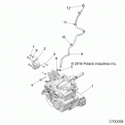 Z19VPL92AK/BK/AR/BR RZR XP4 TURBO S Drive train, main gearcase mounting - z19vpl92ak  /  bk ...