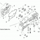 Z19YAV17B2/B4/N2/N4 RZR 170 Engine, crankcase - z19yav17b2  /  b4  /  n2  /  n4 (49r...