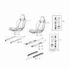 Z19YAV17B2/B4/N2/N4 RZR 170 Body, seat, mounting and belts - z19yav17b2  /  b4  /  n...