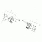 Z19YAV17B2/B4/N2/N4 RZR 170 Brakes, caliper, front - z19yav17b2  /  b4  /  n2  /  n4...