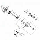Z19YAV17B2/B4/N2/N4 RZR 170 Engine, crankshaft and piston - z19yav17b2  /  b4  /  n2...