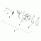 Z19YAV17B2/B4/N2/N4 RZR 170 Brakes, caliper, rear - z19yav17b2  /  b4  /  n2  /  n4 ...