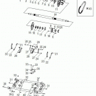 Z19YAV17B2/B4/N2/N4 RZR 170 Chassis, swing arm and rear axle - z19yav17b2  /  b4  / ...