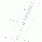 Z19YAV17B2/B4/N2/N4 RZR 170 Suspension, shock, rear - z19yav17b2  /  b4  /  n2  /  n...