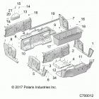 R18RDA57A1/B1 RANGER CREW 570 FS Body, floor and fenders - r18rda57a1  /  b1 (c700012)