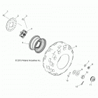 R18RDA57A1/B1 RANGER CREW 570 FS Wheels, rear - r18rda57a1  /  b1 (700748)