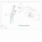 R18RGE99BM/BB/B7/KBS/UB9/BG POLARIS GENERAL 1000 EPS Accessory, mirror, rear - r18rge99bm  /  kbs (700790)