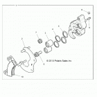 R18RGE99BM/BB/B7/KBS/UB9/BG POLARIS GENERAL 1000 EPS Brakes, rear caliper - r18rge99bm  /  bb  /  b7  /  kbs ...