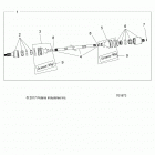 R18RGE99BM/BB/B7/KBS/UB9/BG POLARIS GENERAL 1000 EPS Drive train, rear half shaft - r18rge99bm  /  bb  /  b7 ...