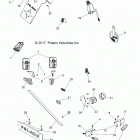 R18RGE99FM/EFB/SCM/SCB/SFM/CCM POLARIS GENERAL 1000 PS MD Electrical componenets, license plate and mirrors - r18r...