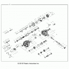R18RHE99NK POLARIS GENERAL 1000 4P MD Drive train, main gearcase internals - r18rhe99nk (70147...