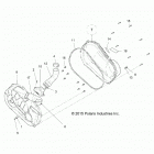 R18RM250B1 RGR 500 2WD HDPE Drive train, clutch cover and ducting - r18rm250b1 (7004...