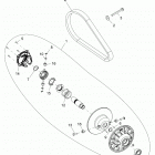 R18RMA57F1/S57C1/F1/CV/T57C1 RGR 570 EPS, HDPS, EU, POLAND Drive train, secondary clutch - r18rms57cv (700550)